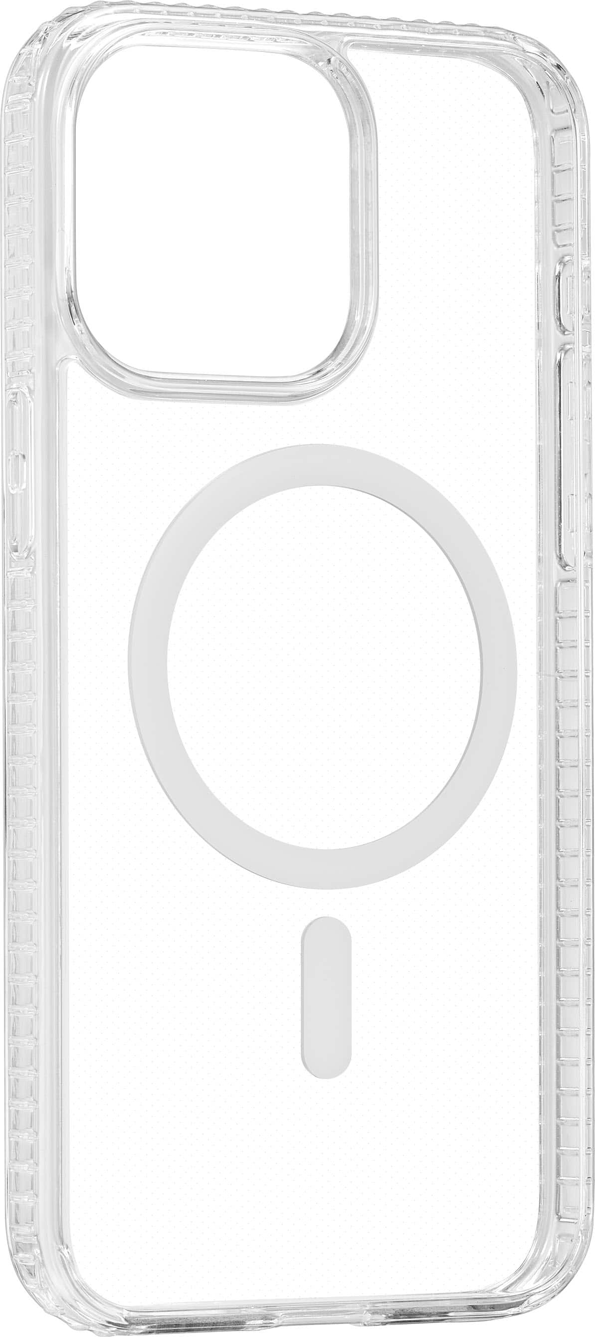 Alt View 15. Insignia™ - Hard-Shell Case with MagSafe for iPhone 15 Pro Max - Clear.