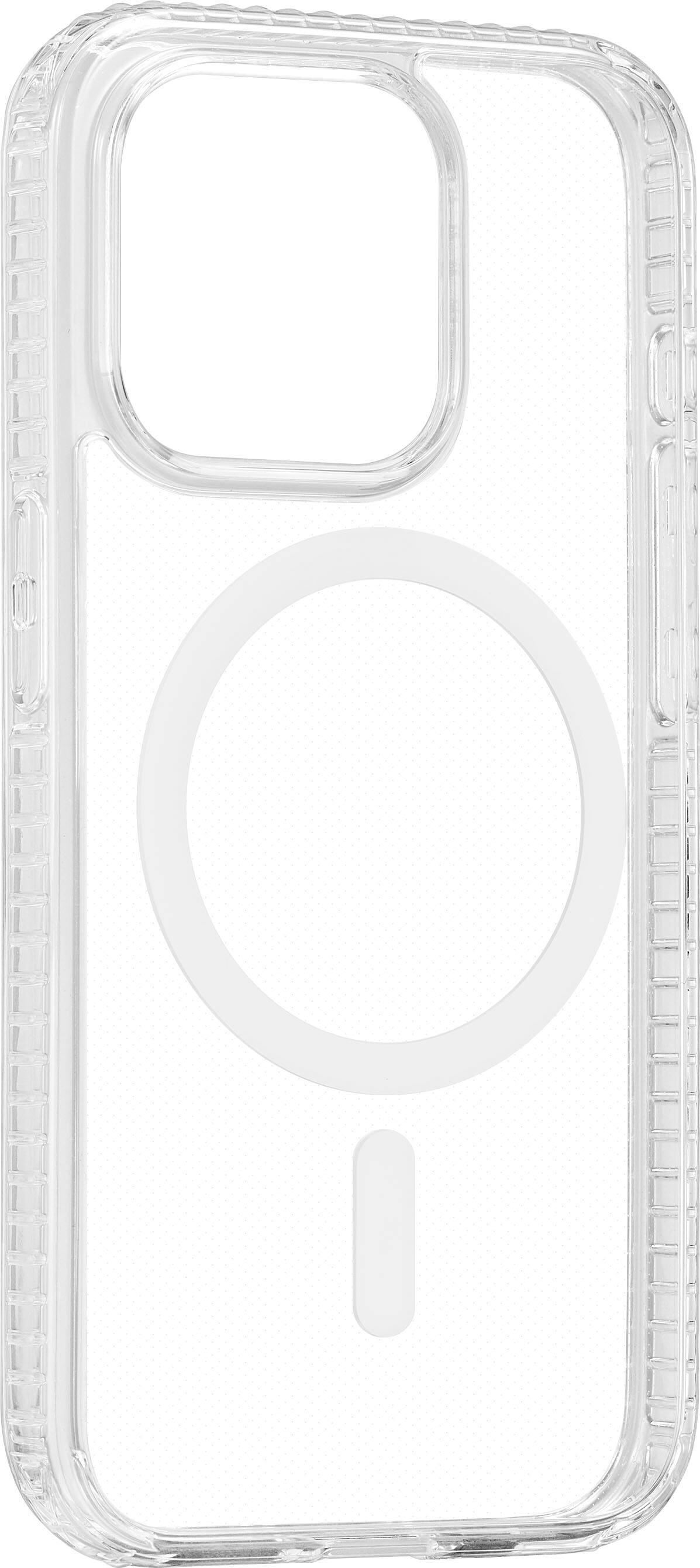 Alt View 15. Insignia™ - Hard-Shell Case with MagSafe for iPhone 15 Pro - Clear.