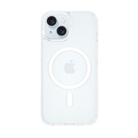 Insignia™ - Hard-Shell Case with MagSafe for iPhone 15 - Clear - Front_Zoom