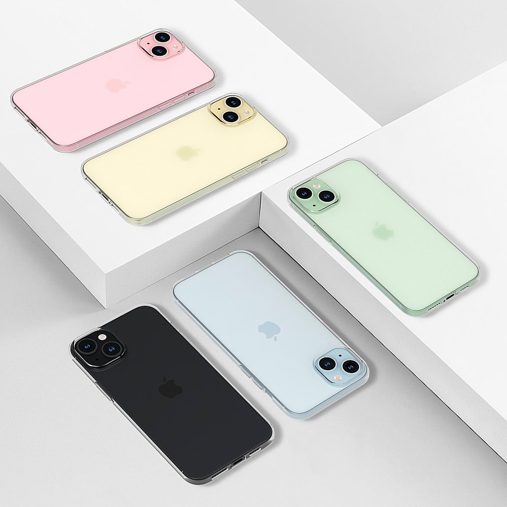 Alt View 12. Best Buy essentials™ - Soft-Shell Case for iPhone 15 - Clear.