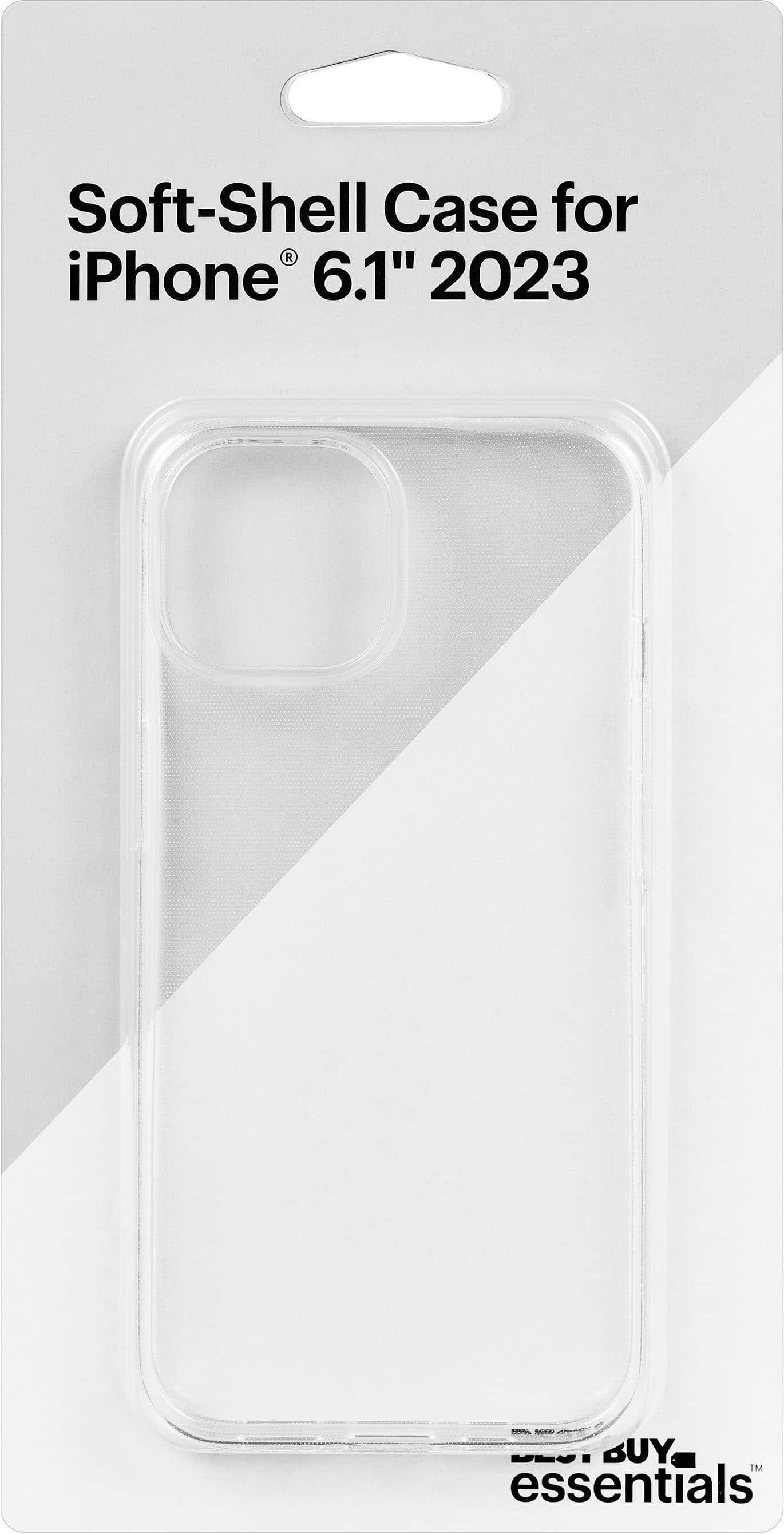Alt View 13. Best Buy essentials™ - Soft-Shell Case for iPhone 15 - Clear.