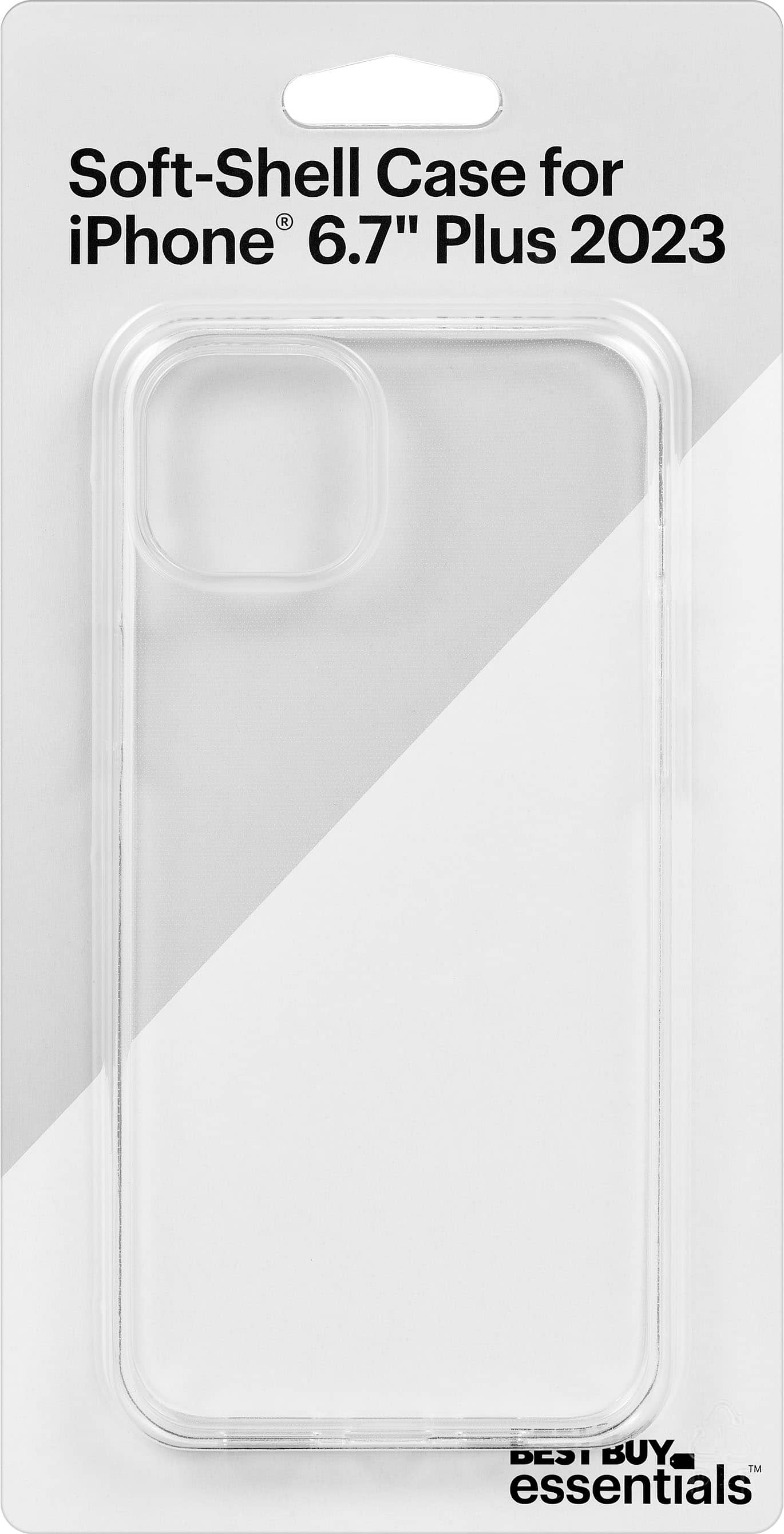 Alt View 13. Best Buy essentials™ - Soft-Shell Case for iPhone 15 Plus - Clear.