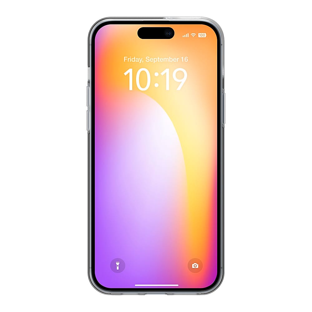 Alt View 11. Best Buy essentials™ - Soft-Shell Case for iPhone 15 Plus - Clear.