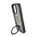 Angle Zoom. Insignia™ - Hard-Shell Case with MagSafe Kickstand for iPhone 15 Pro Max - Black.