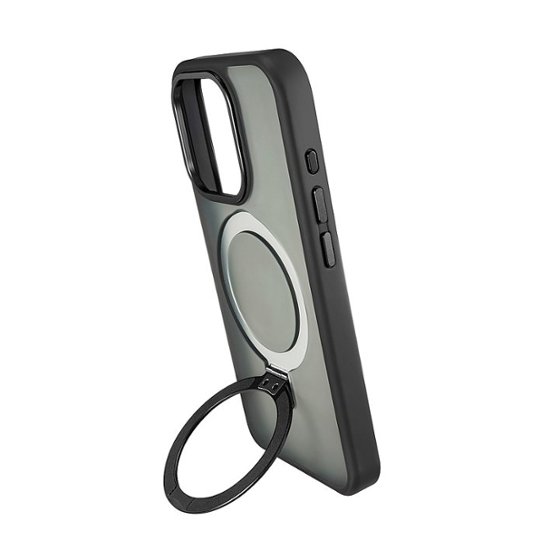Insignia™ Hard-Shell Case with MagSafe Kickstand for iPhone 15 Pro Max  Black NS-15PMSCBRMS - Best Buy