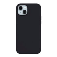 Insignia™ - Silicone Case with MagSafe for iPhone 15/14/13 - Black - Front_Zoom