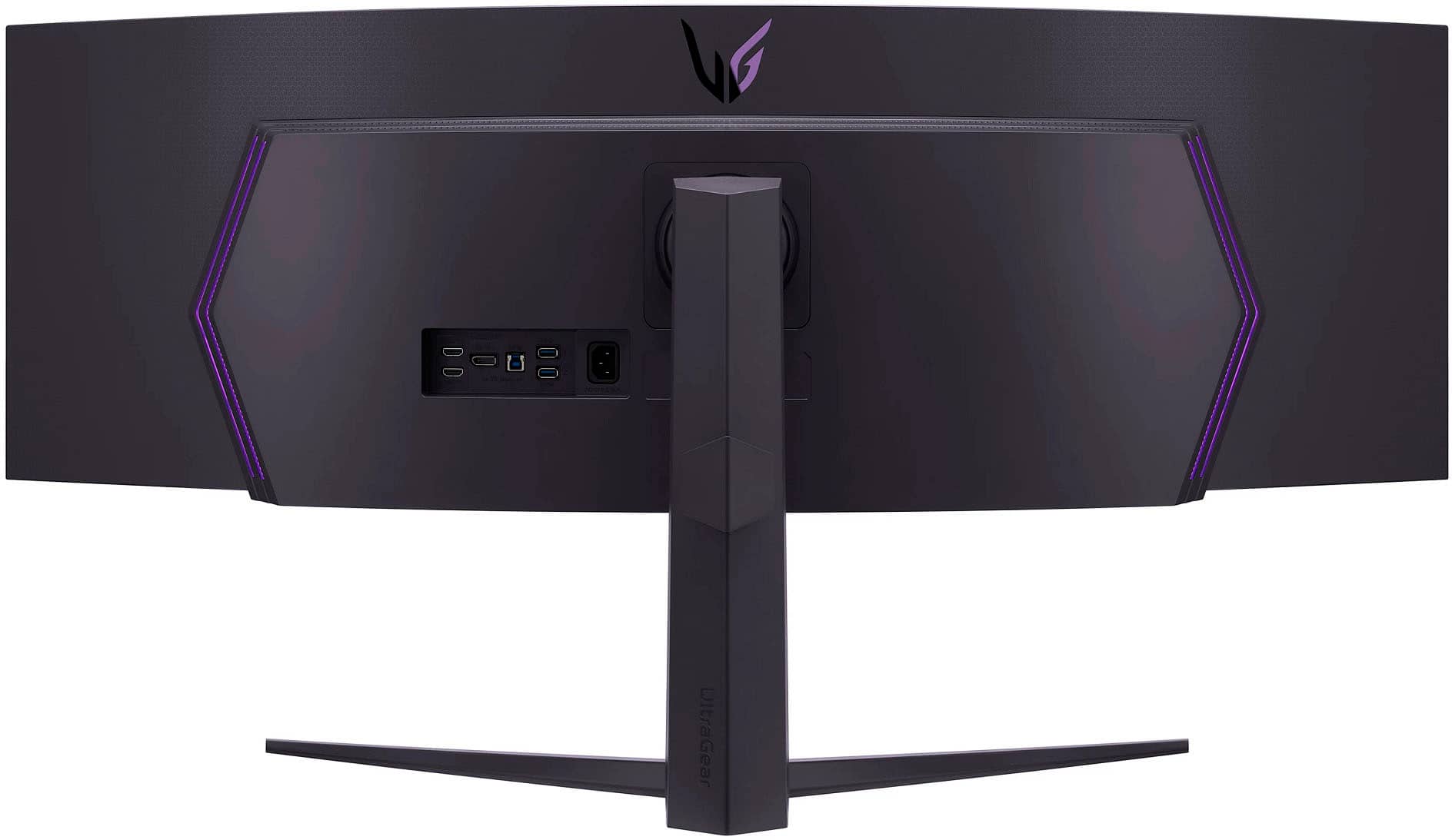 Alt View 17. LG - UltraGear 49" LED Curved Dual QHD 1-ms FreeSync Monitor with HDR (DisplayPort, HDMI, USB) - Black.