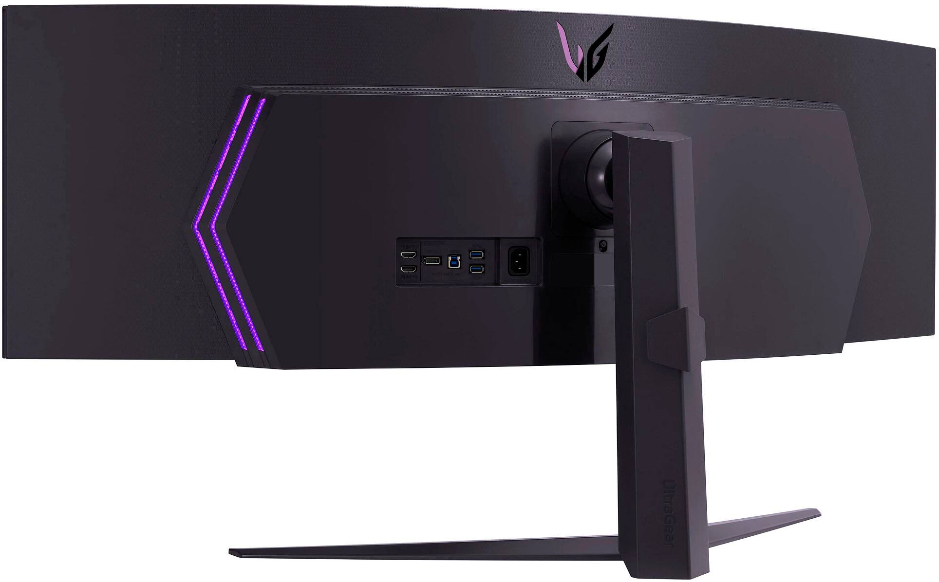 Alt View 18. LG - UltraGear 49" LED Curved Dual QHD 1-ms FreeSync Monitor with HDR (DisplayPort, HDMI, USB) - Black.