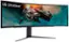 Alt View 1. LG - UltraGear 49" LED Curved Dual QHD 1-ms FreeSync Monitor with HDR (DisplayPort, HDMI, USB) - Black.