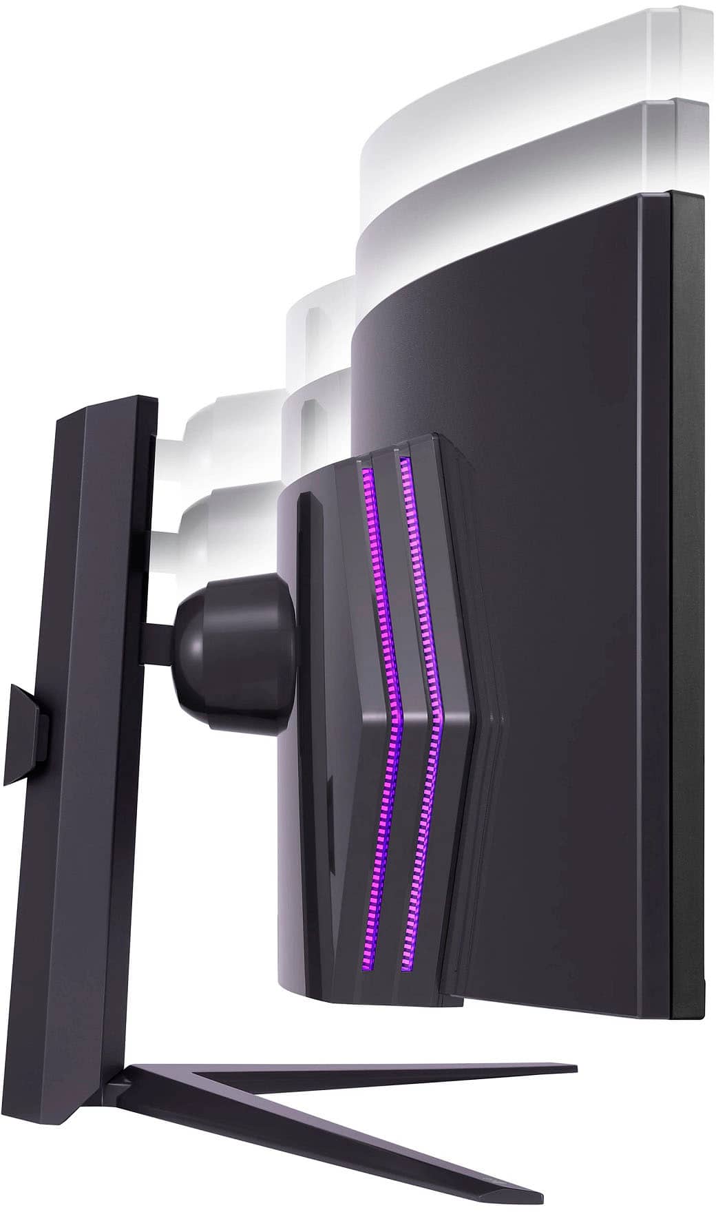 Alt View 22. LG - UltraGear 49" LED Curved Dual QHD 1-ms FreeSync Monitor with HDR (DisplayPort, HDMI, USB) - Black.