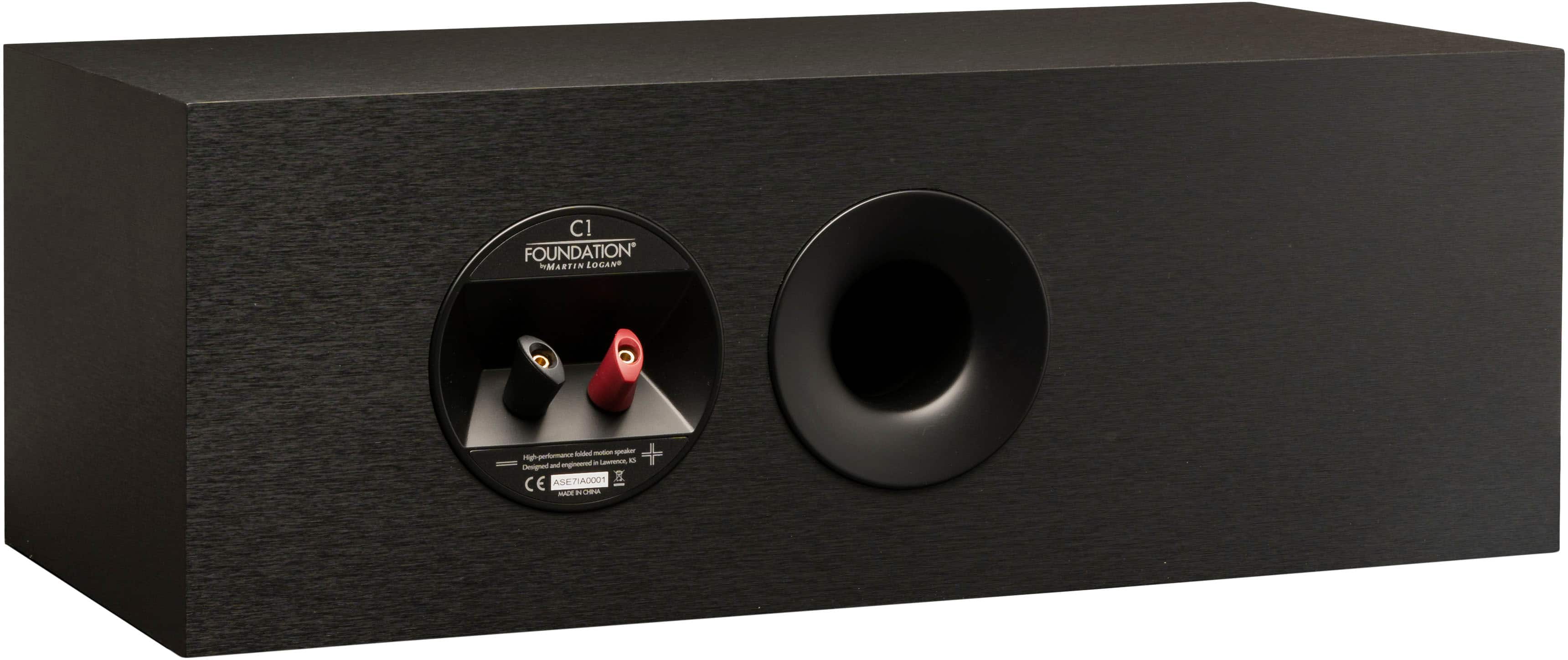 Alt View 12. MartinLogan - Motion Foundation C1 2.5-Way Center Channel Speaker with Dual 5.5” Midbass Drivers (Each) - Black.