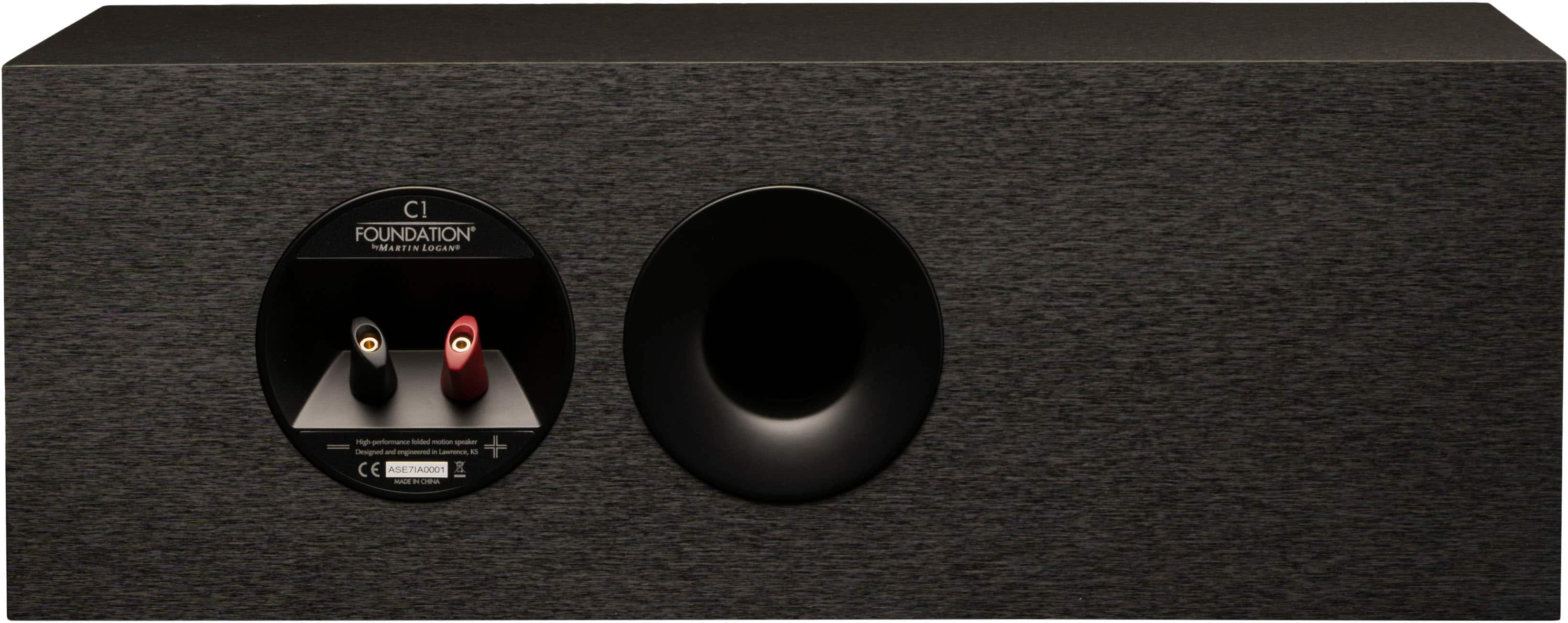 Alt View 13. MartinLogan - Motion Foundation C1 2.5-Way Center Channel Speaker with Dual 5.5” Midbass Drivers (Each) - Black.