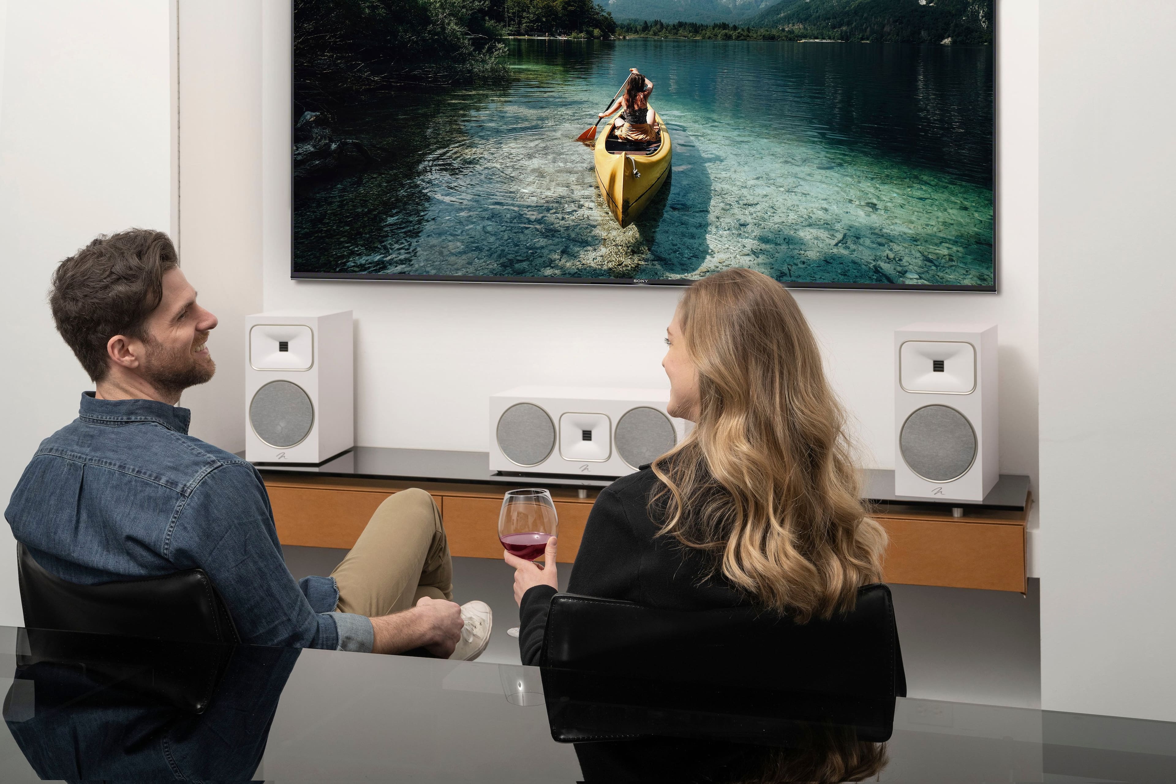 Alt View 17. MartinLogan - Motion Foundation C1 2.5-Way Center Channel Speaker with Dual 5.5” Midbass Drivers (Each) - Black.