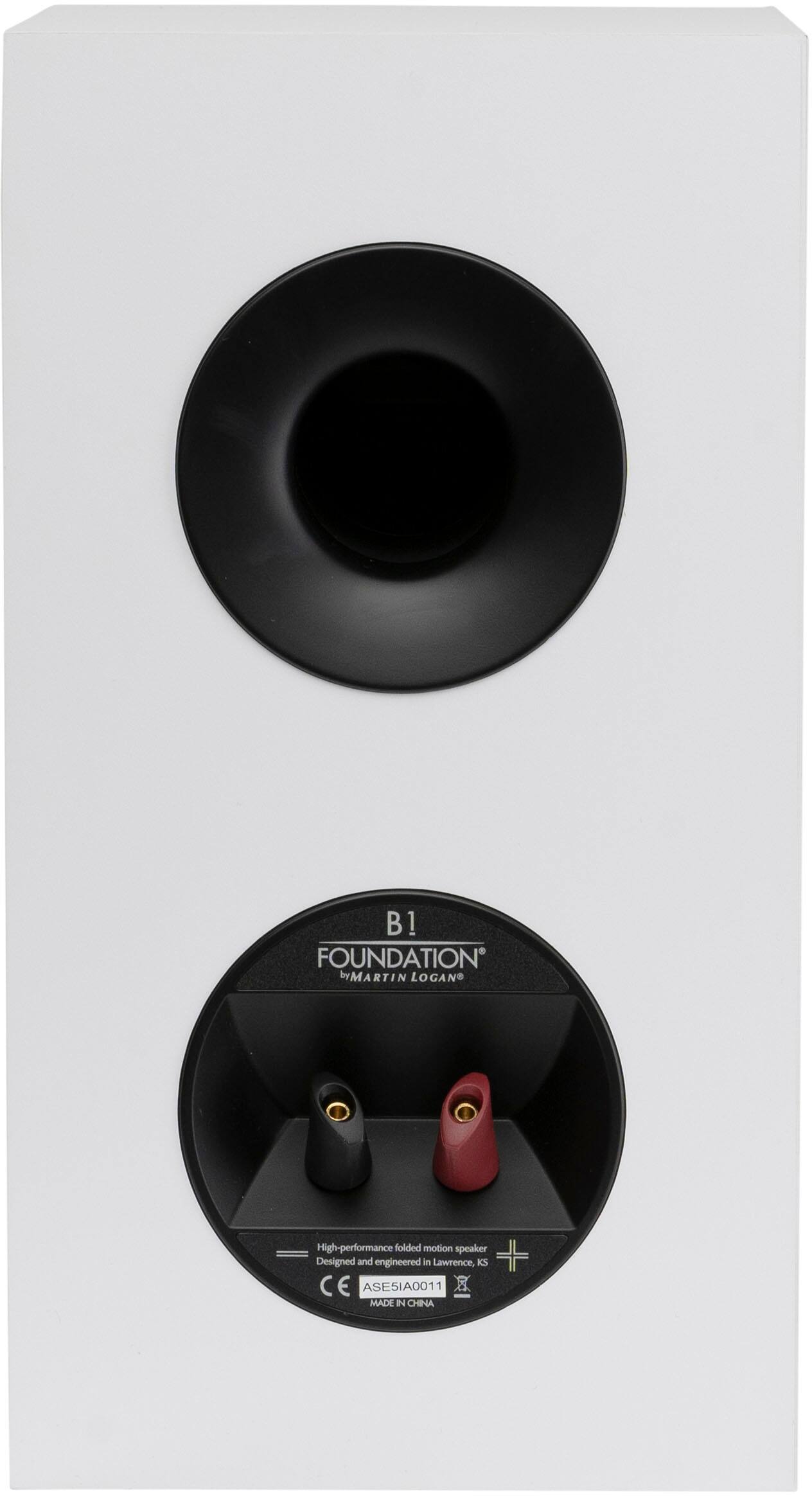 Alt View 13. MartinLogan - Motion Foundation B1 2-Way Bookshelf Speaker with 5.5” Midbass Driver (Each) - Satin White.