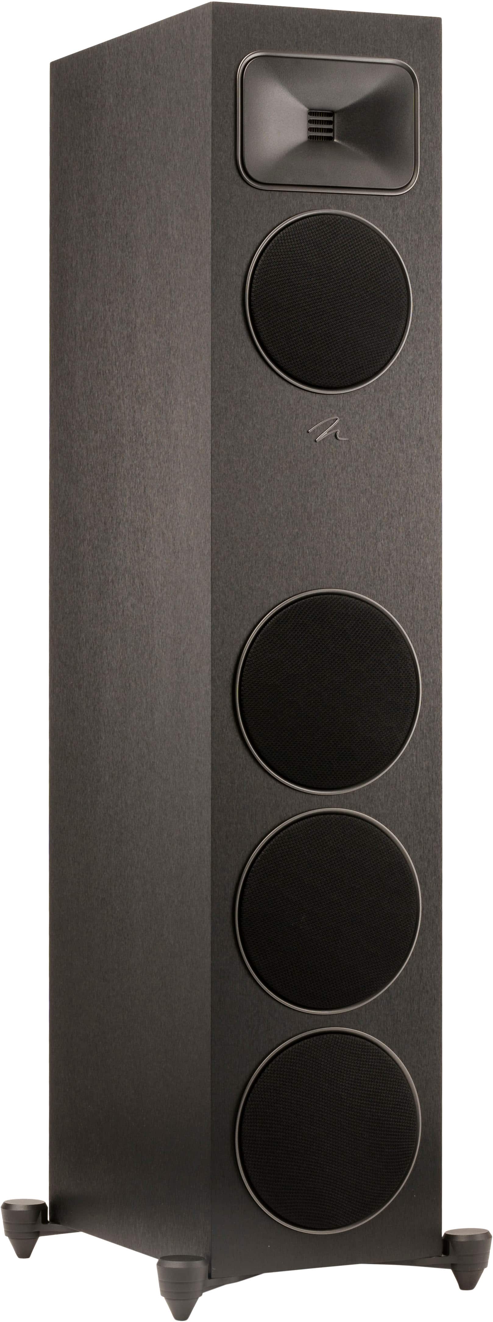 Front. MartinLogan - Motion Foundation F2 3-Way Floorstanding Speaker with 5.5” Midrange and Triple 6.5” Bass Drivers (Each) - Black.