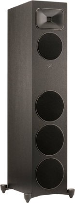 MartinLogan - Motion Foundation F2 3-Way Floorstanding Speaker with 5.5” Midrange and Triple 6.5” Bass Drivers (Each) - Black