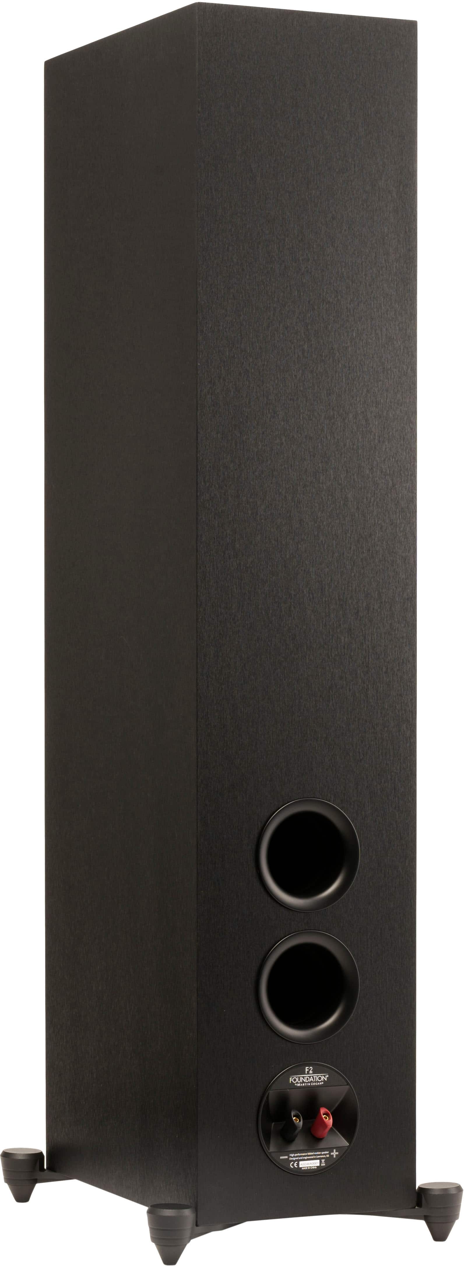 Alt View 12. MartinLogan - Motion Foundation F2 3-Way Floorstanding Speaker with 5.5” Midrange and Triple 6.5” Bass Drivers (Each) - Black.
