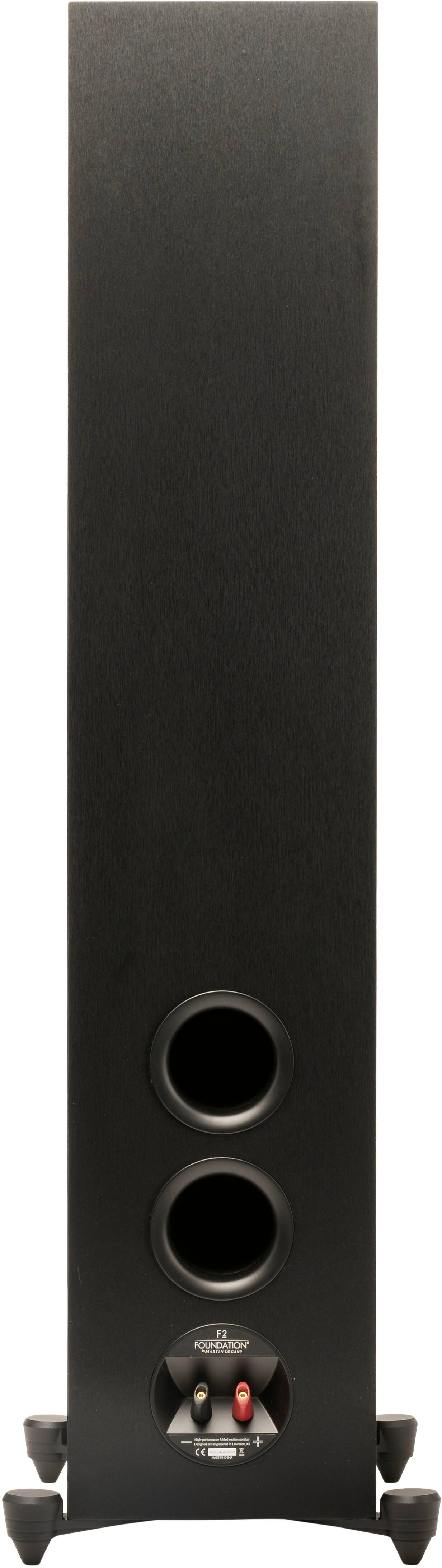 Alt View 13. MartinLogan - Motion Foundation F2 3-Way Floorstanding Speaker with 5.5” Midrange and Triple 6.5” Bass Drivers (Each) - Black.