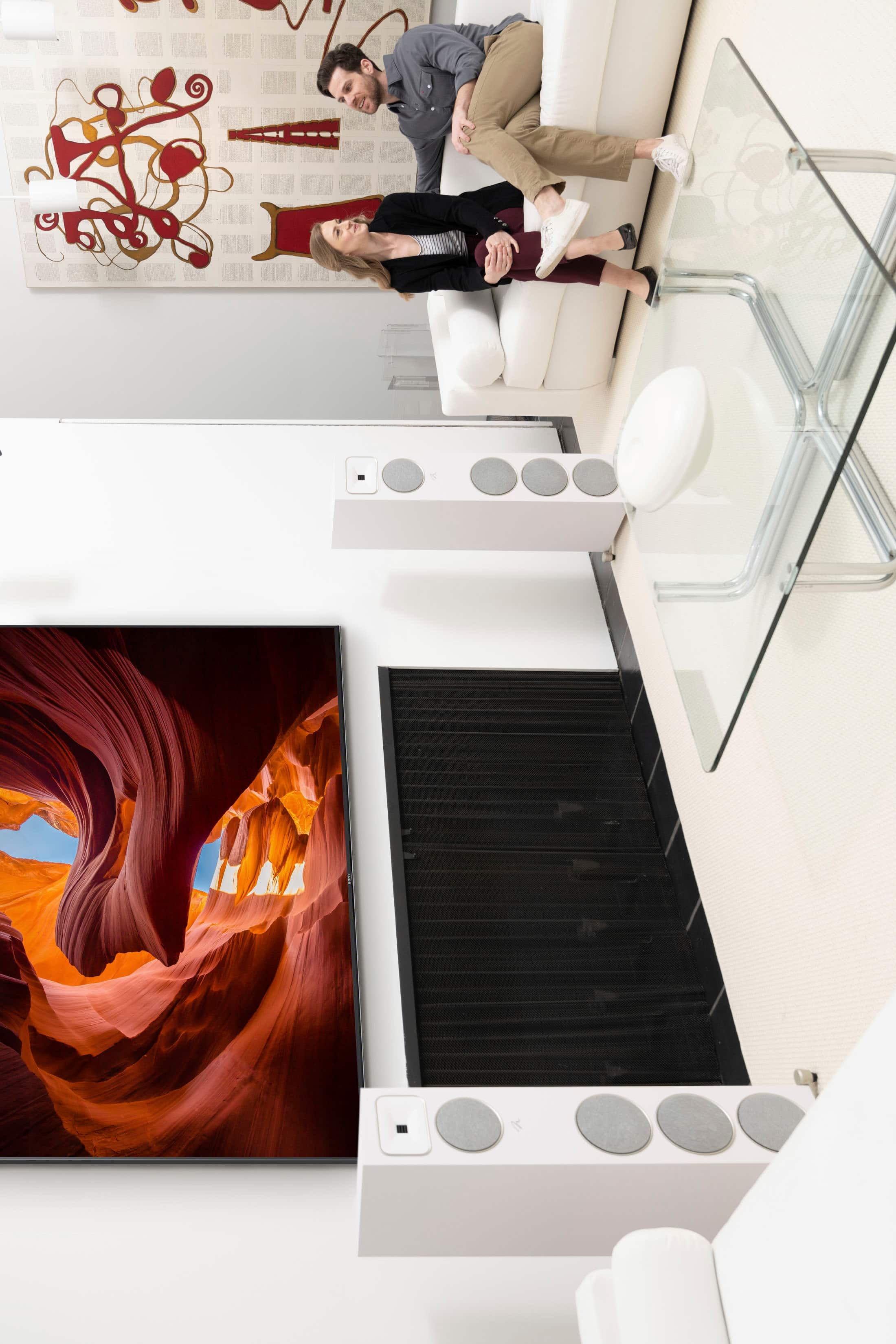 Alt View 25. MartinLogan - Motion Foundation F2 3-Way Floorstanding Speaker with 5.5” Midrange and Triple 6.5” Bass Drivers (Each) - Black.