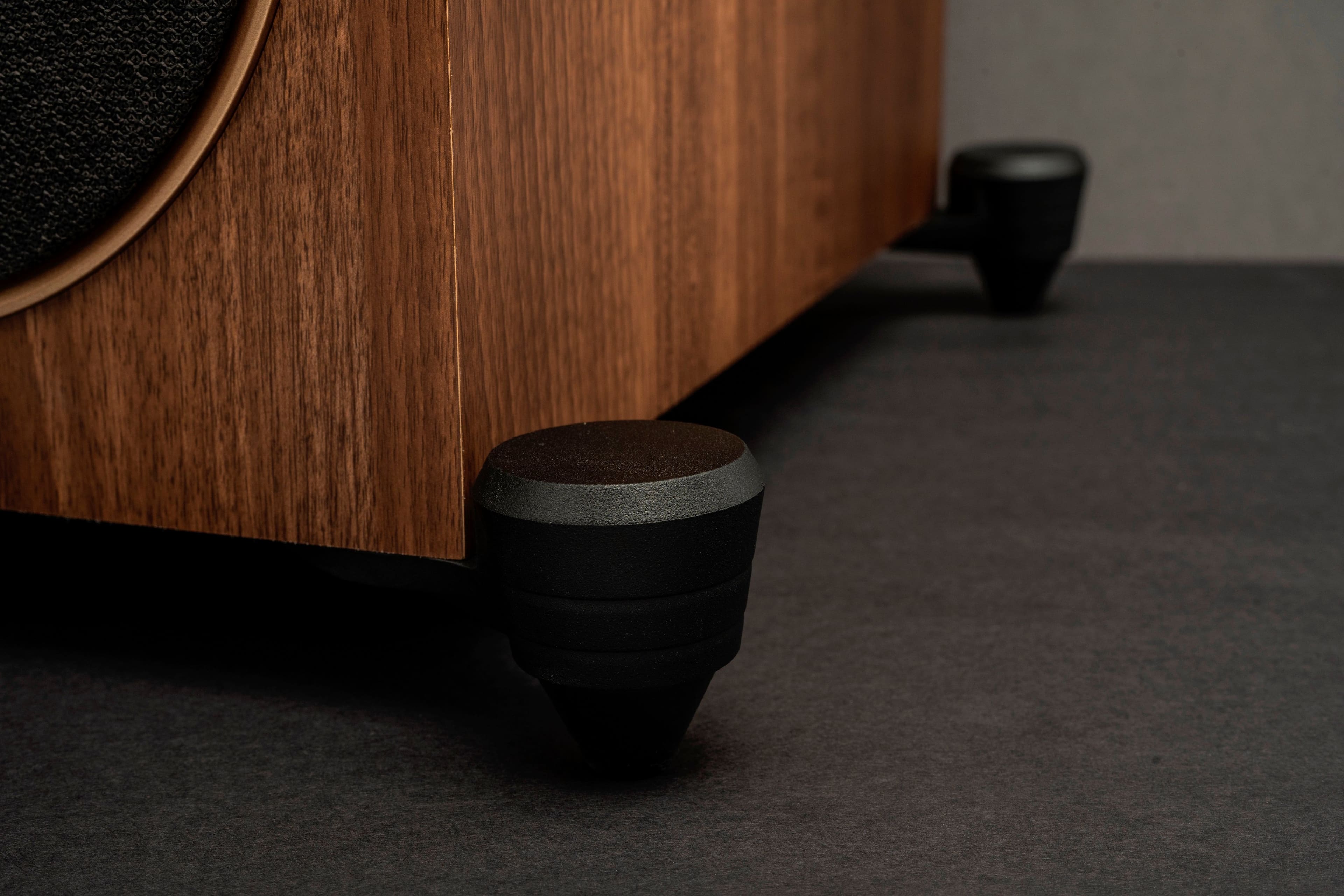 Alt View 22. MartinLogan - Motion Foundation F2 3-Way Floorstanding Speaker with 5.5” Midrange and Triple 6.5” Bass Drivers (Each) - Walnut.