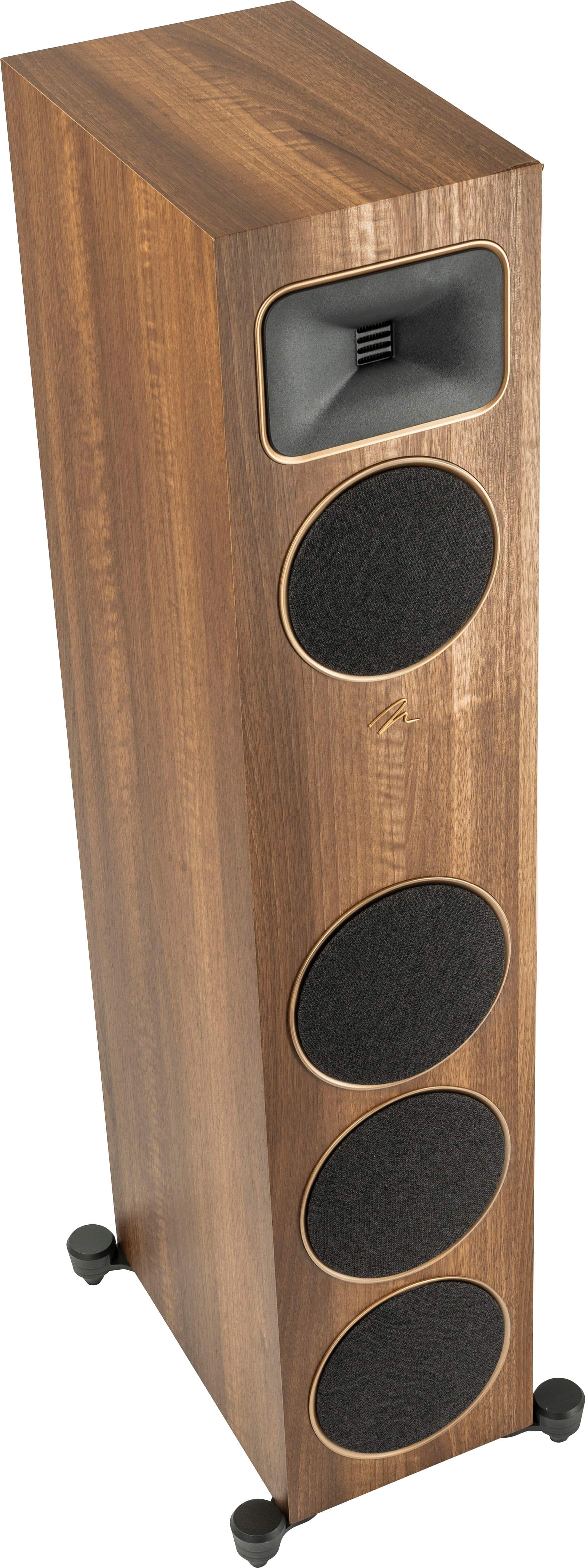 Alt View 24. MartinLogan - Motion Foundation F2 3-Way Floorstanding Speaker with 5.5” Midrange and Triple 6.5” Bass Drivers (Each) - Walnut.