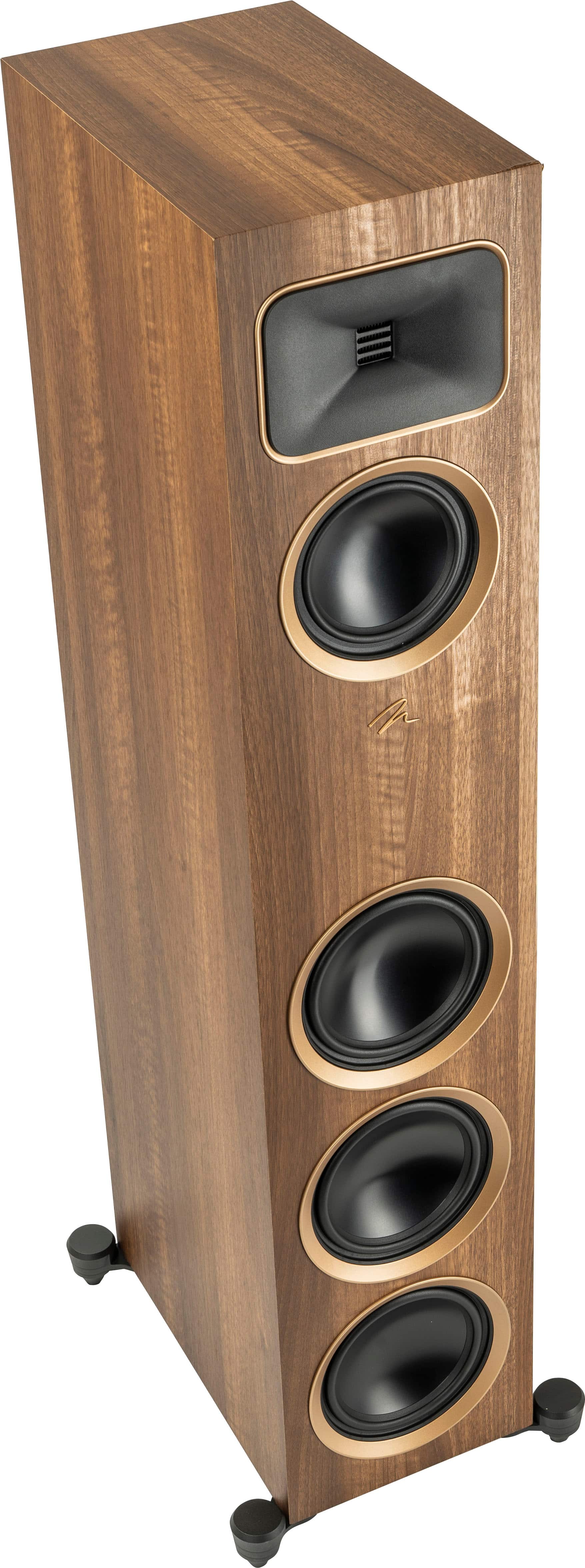 Alt View 25. MartinLogan - Motion Foundation F2 3-Way Floorstanding Speaker with 5.5” Midrange and Triple 6.5” Bass Drivers (Each) - Walnut.
