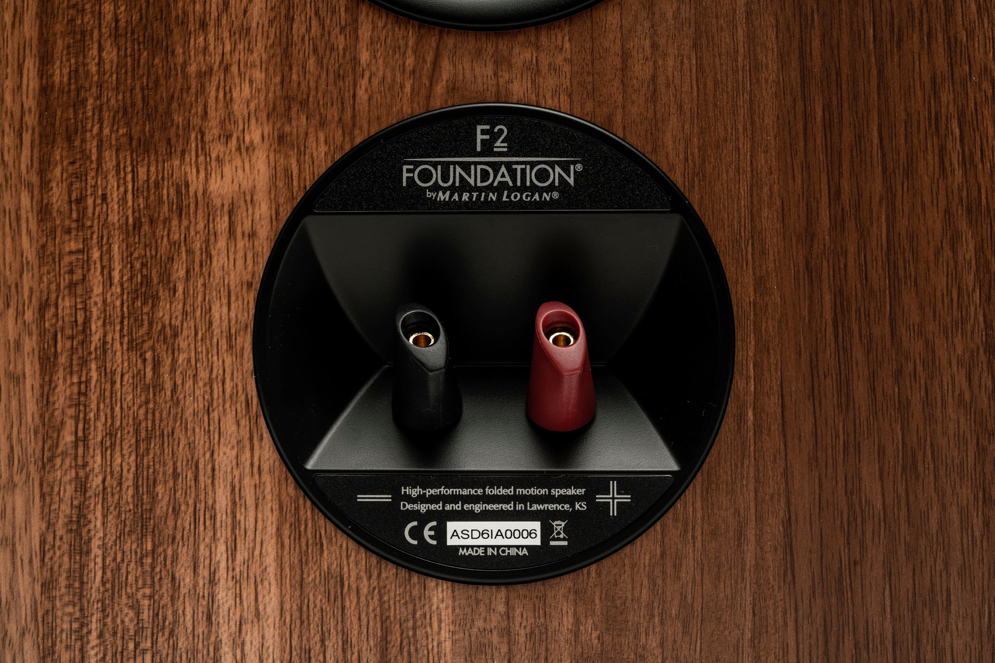 Alt View 26. MartinLogan - Motion Foundation F2 3-Way Floorstanding Speaker with 5.5” Midrange and Triple 6.5” Bass Drivers (Each) - Walnut.