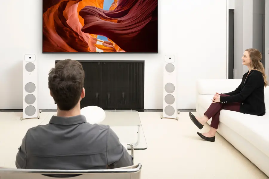 Alt View 28. MartinLogan - Motion Foundation F2 3-Way Floorstanding Speaker with 5.5” Midrange and Triple 6.5” Bass Drivers (Each) - Walnut.