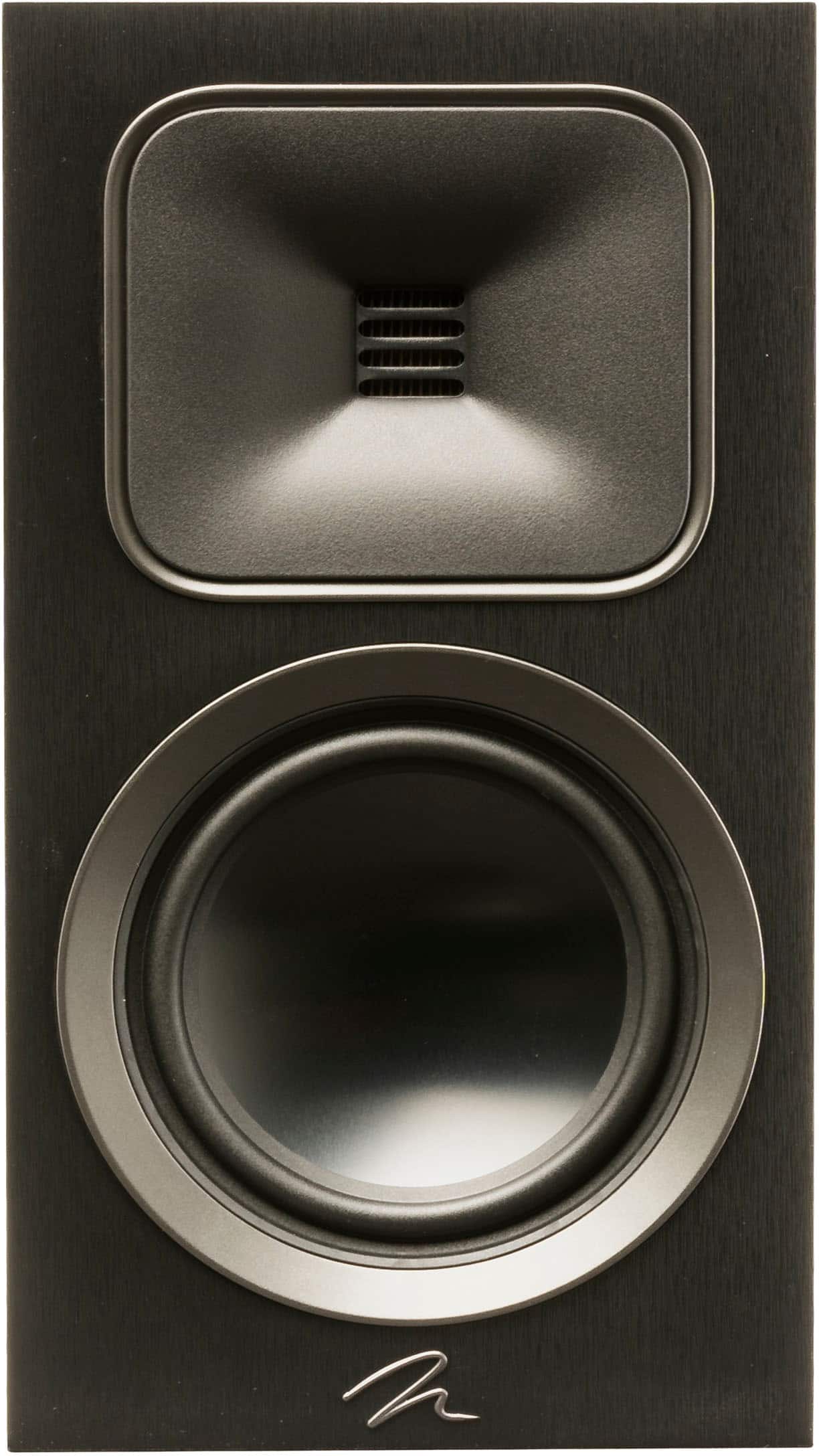 Back. MartinLogan - Motion Foundation B1 2-Way Bookshelf Speaker with 5.5” Midbass Driver (Each) - Black.