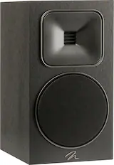 Front. MartinLogan - Motion Foundation B1 2-Way Bookshelf Speaker with 5.5” Midbass Driver (Each) - Black.