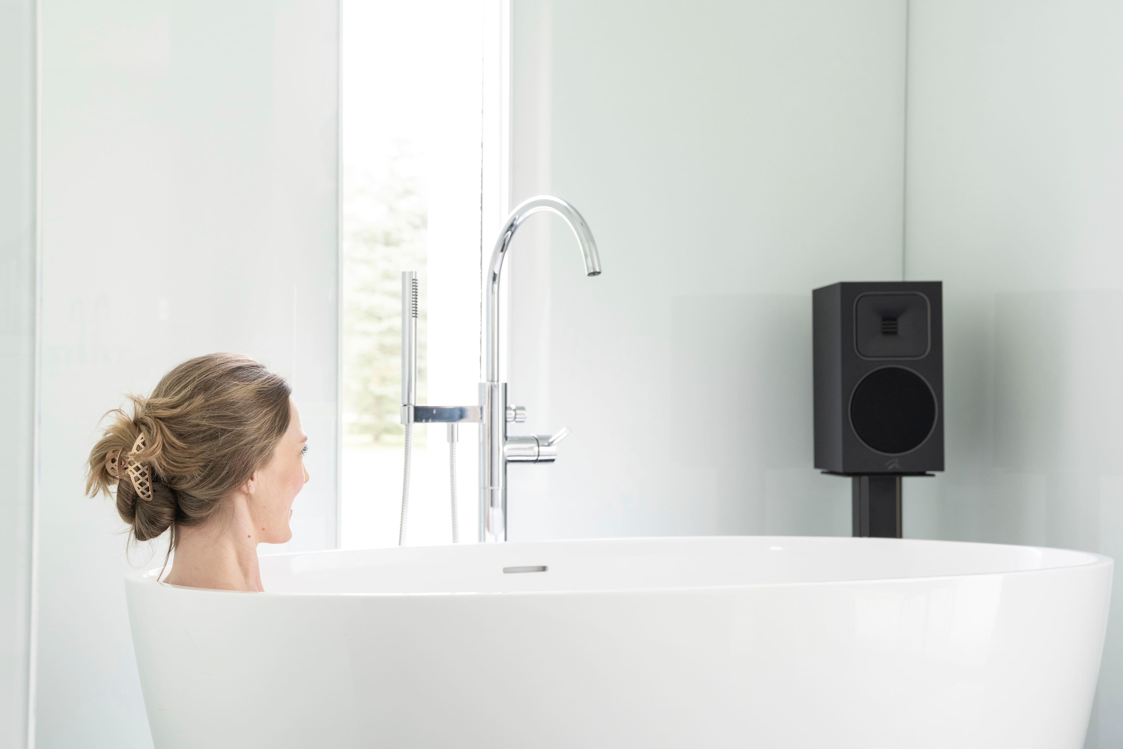 Alt View 19. MartinLogan - Motion Foundation B1 2-Way Bookshelf Speaker with 5.5” Midbass Driver (Each) - Black.