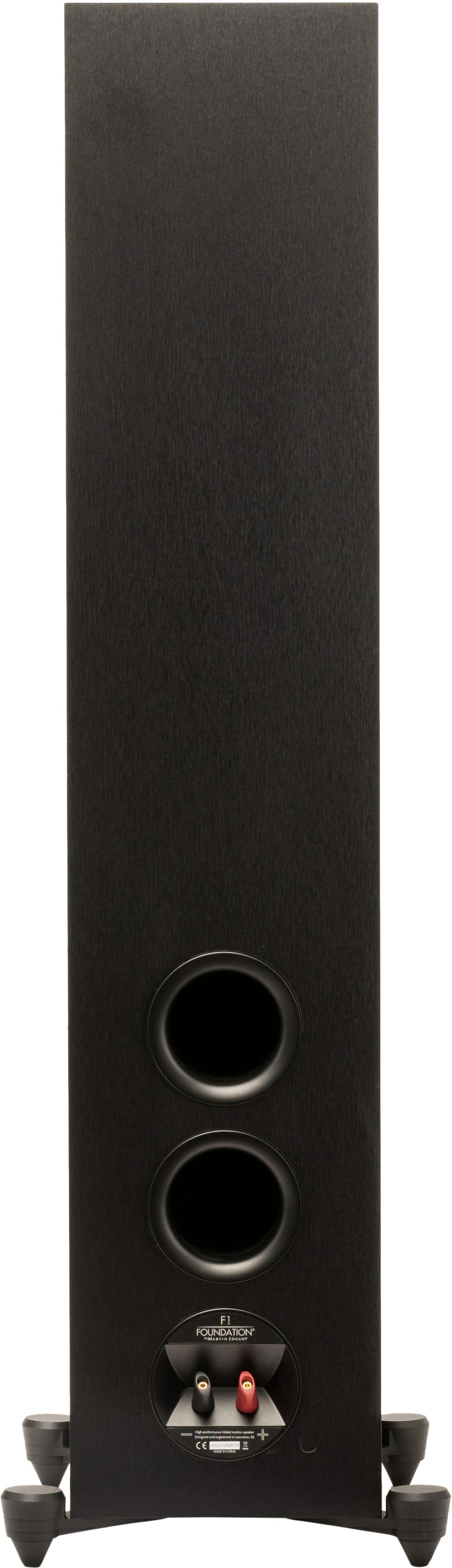 Alt View 13. MartinLogan - Motion Foundation F1 3-Way Floorstanding Speaker with 5.5” Midrange and Triple 5.5” Bass Drivers (Each) - Black.