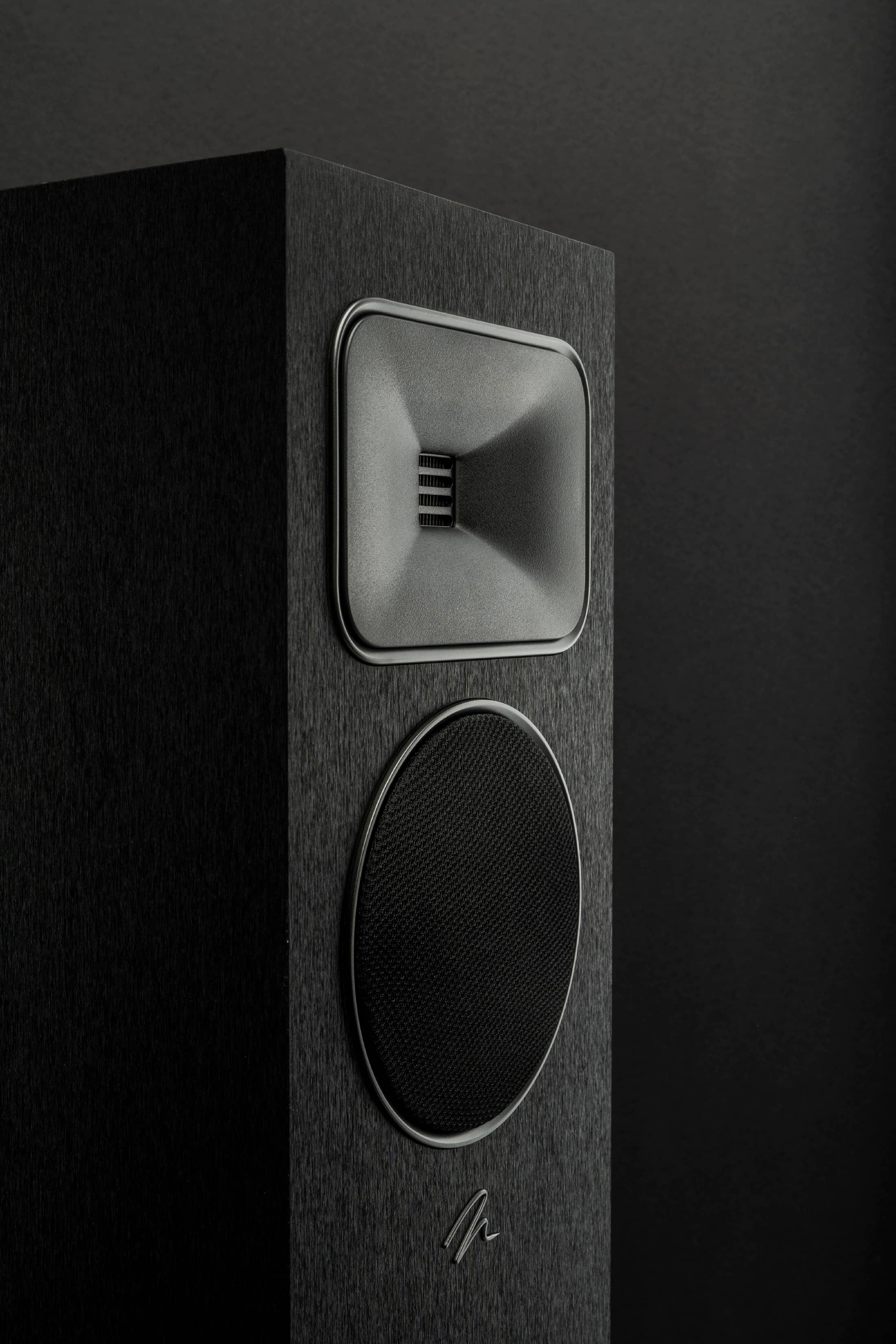 Alt View 14. MartinLogan - Motion Foundation F1 3-Way Floorstanding Speaker with 5.5” Midrange and Triple 5.5” Bass Drivers (Each) - Black.