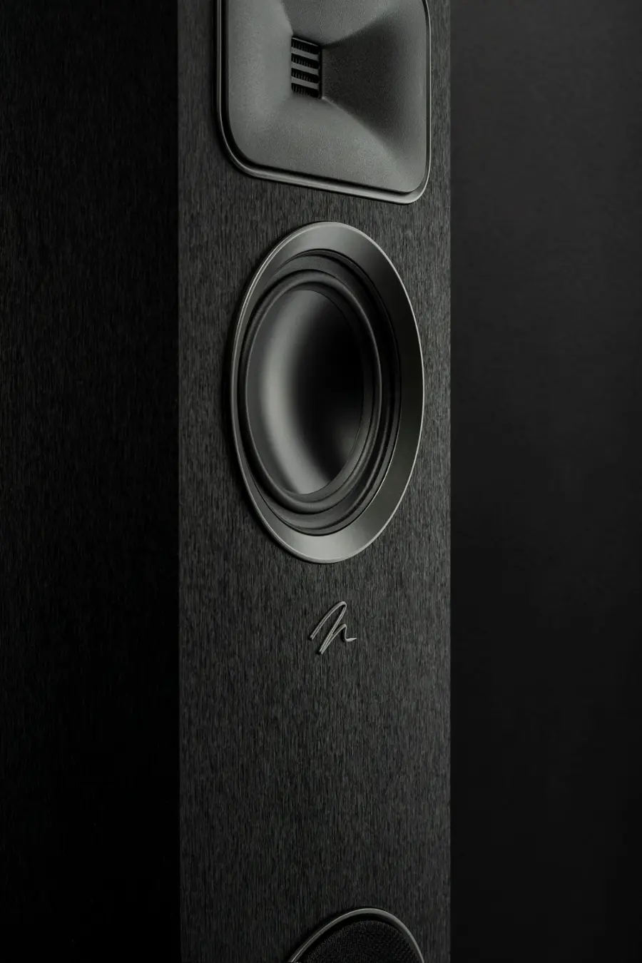 Alt View 17. MartinLogan - Motion Foundation F1 3-Way Floorstanding Speaker with 5.5” Midrange and Triple 5.5” Bass Drivers (Each) - Black.