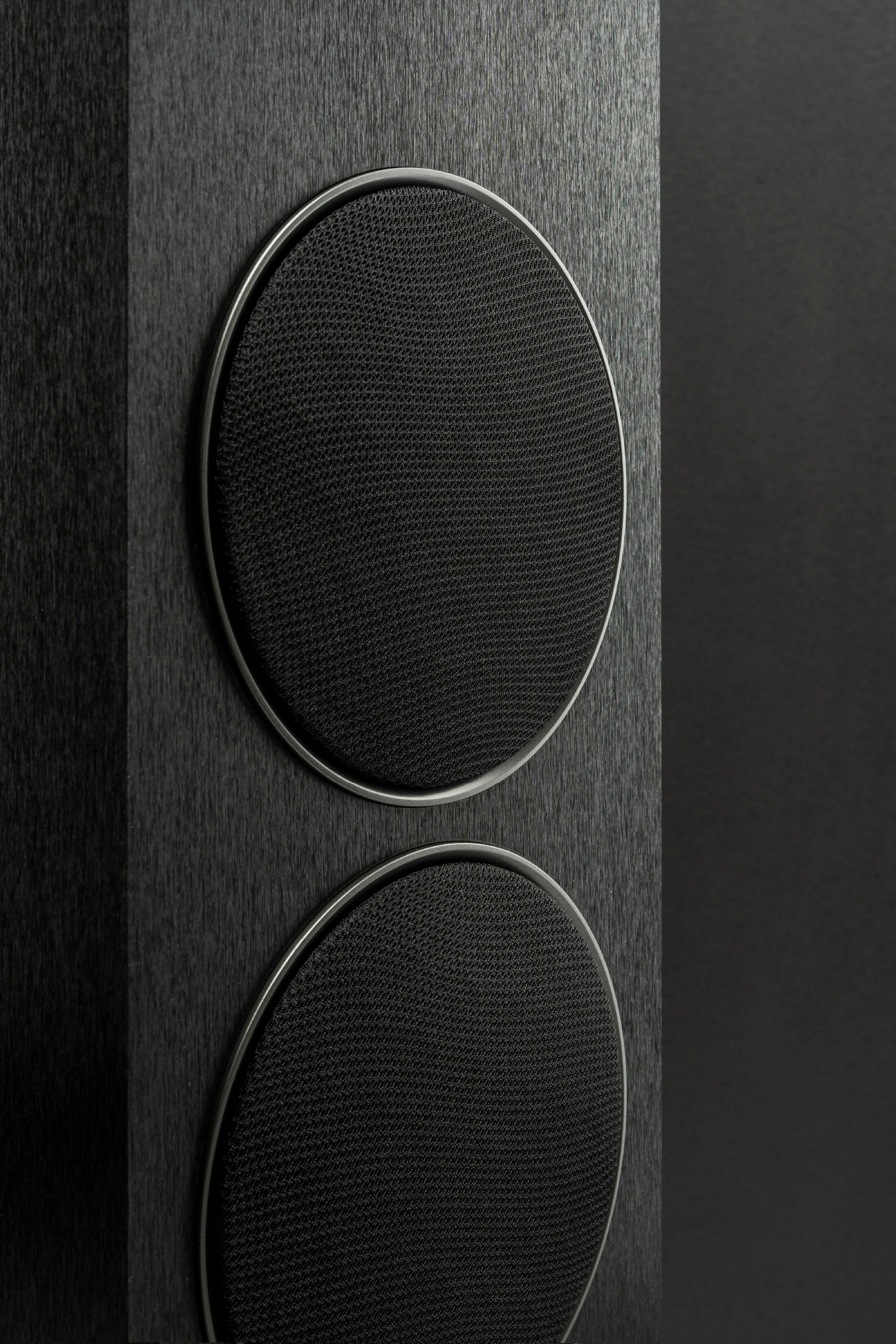 Alt View 20. MartinLogan - Motion Foundation F1 3-Way Floorstanding Speaker with 5.5” Midrange and Triple 5.5” Bass Drivers (Each) - Black.