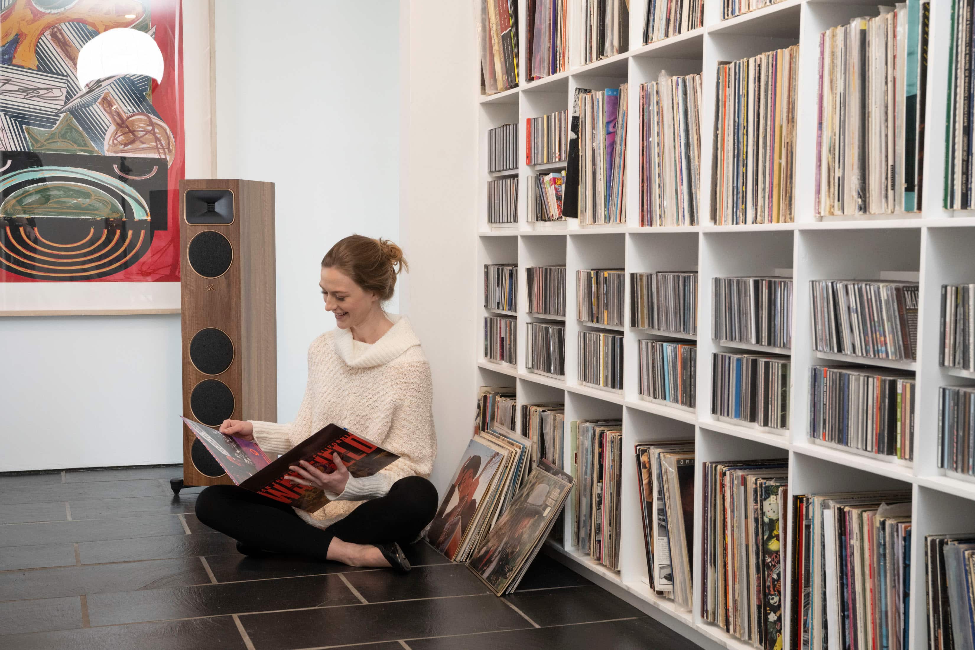 Alt View 26. MartinLogan - Motion Foundation F1 3-Way Floorstanding Speaker with 5.5” Midrange and Triple 5.5” Bass Drivers (Each) - Black.