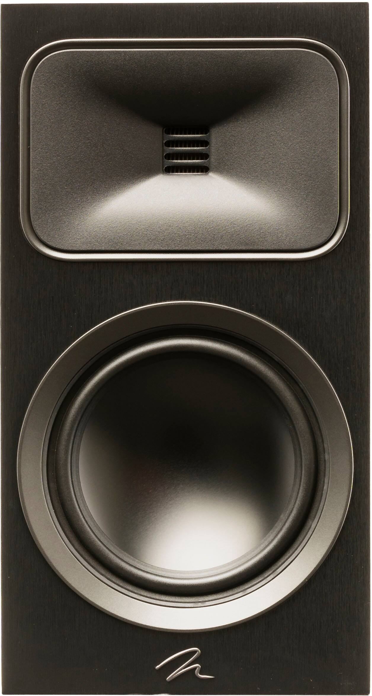 Back. MartinLogan - Motion Foundation B2 2-Way Bookshelf Speaker with 6.5” Midbass Driver (Each) - Black.