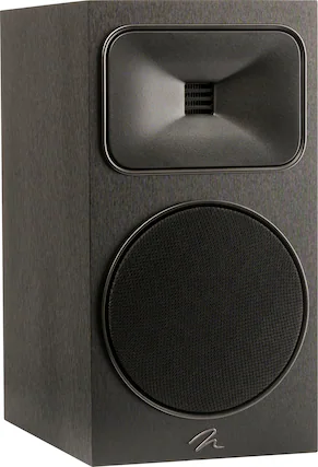 Front. MartinLogan - Motion Foundation B2 2-Way Bookshelf Speaker with 6.5” Midbass Driver (Each) - Black.