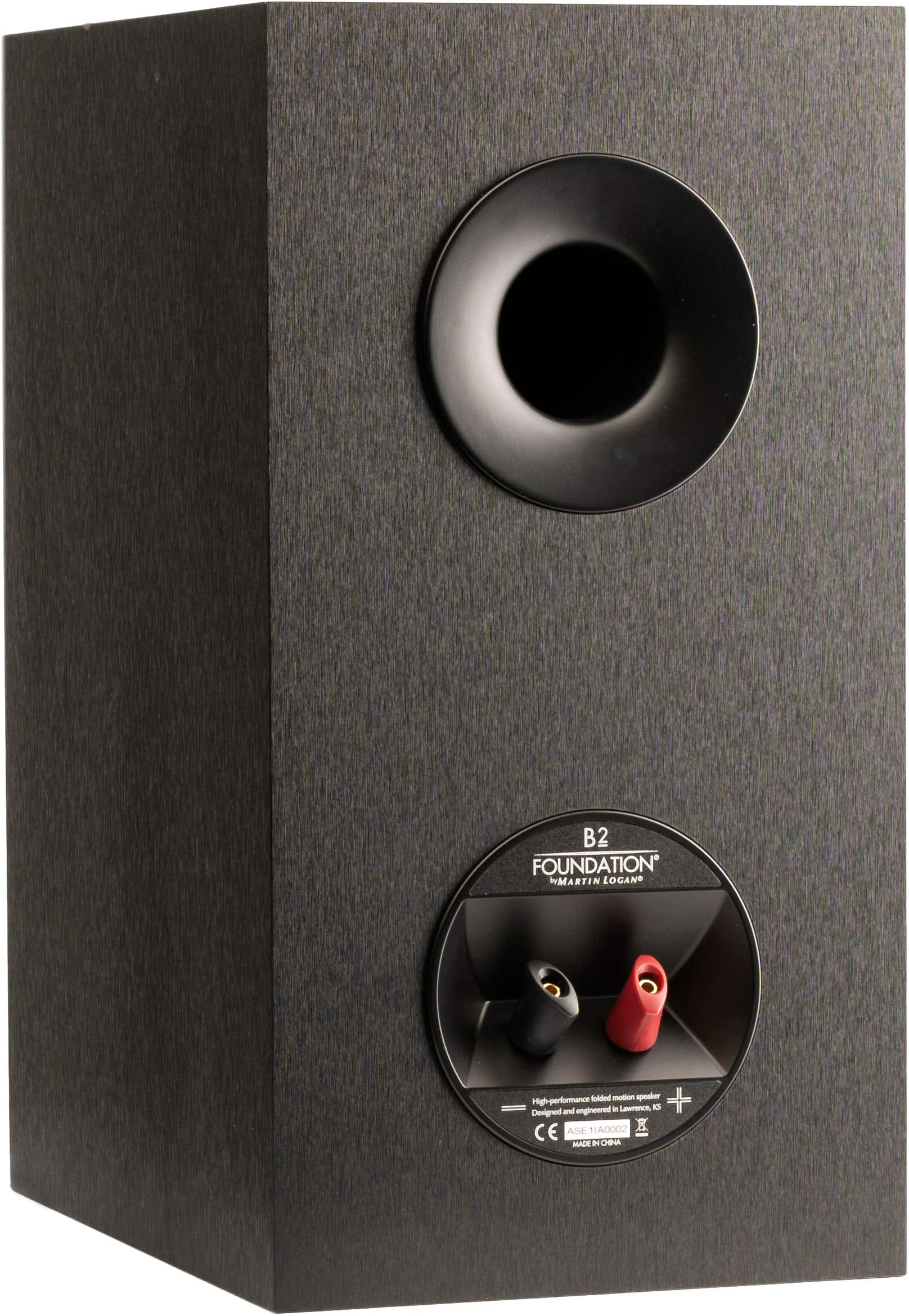 Alt View 12. MartinLogan - Motion Foundation B2 2-Way Bookshelf Speaker with 6.5” Midbass Driver (Each) - Black.