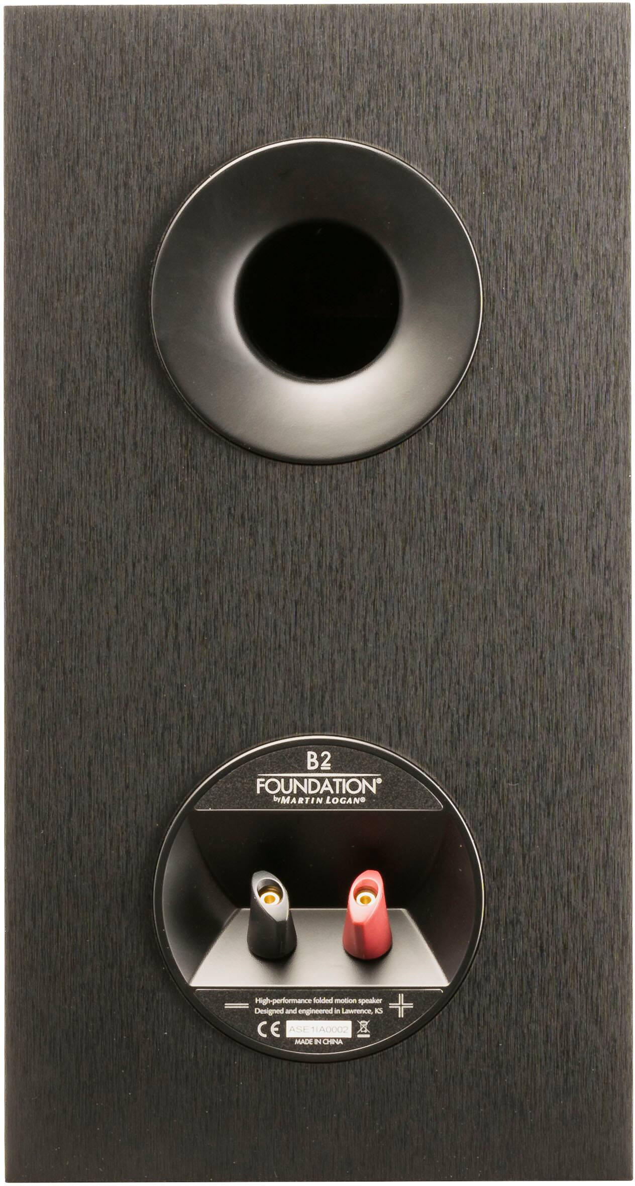 Alt View 13. MartinLogan - Motion Foundation B2 2-Way Bookshelf Speaker with 6.5” Midbass Driver (Each) - Black.