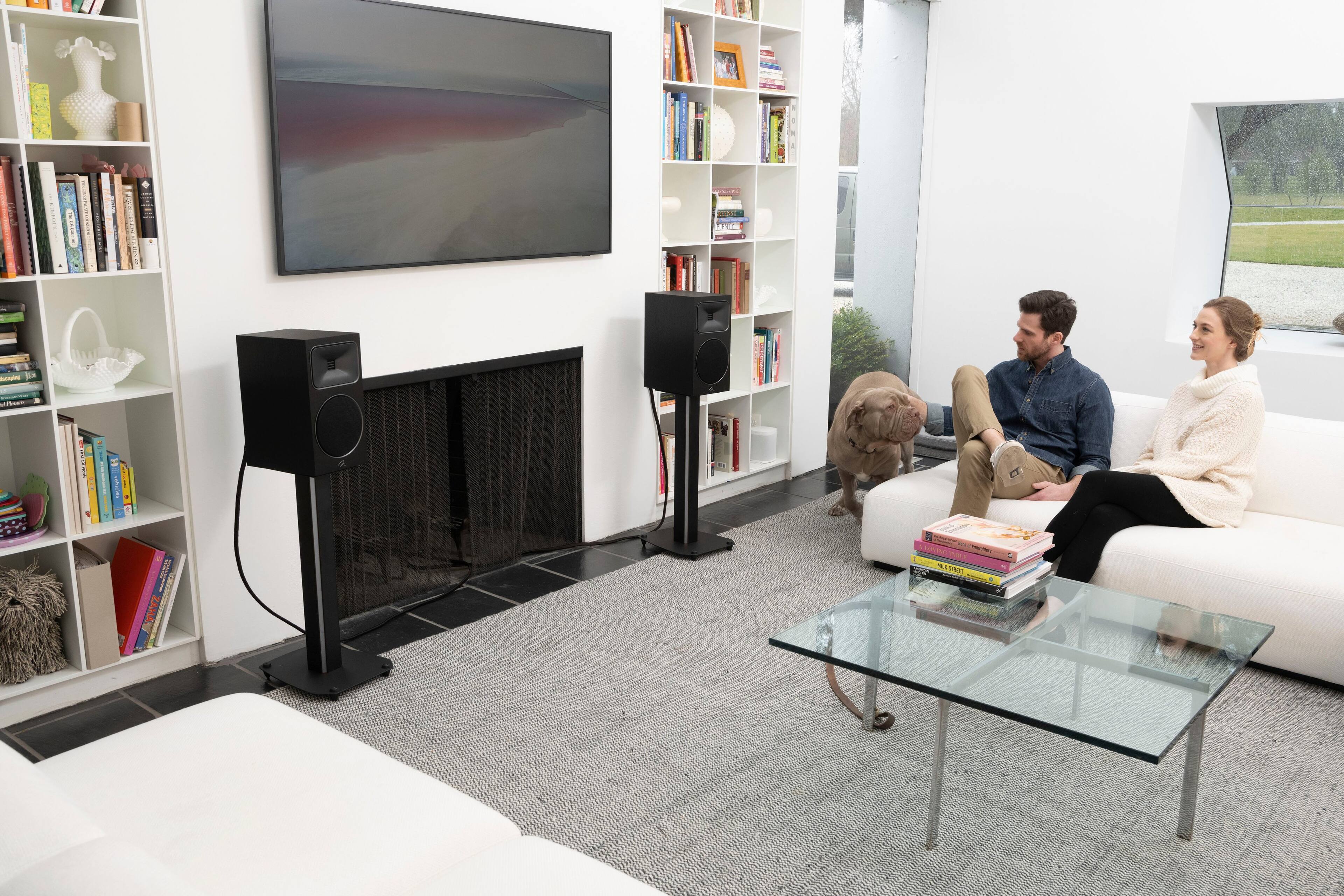 Alt View 21. MartinLogan - Motion Foundation B2 2-Way Bookshelf Speaker with 6.5” Midbass Driver (Each) - Black.