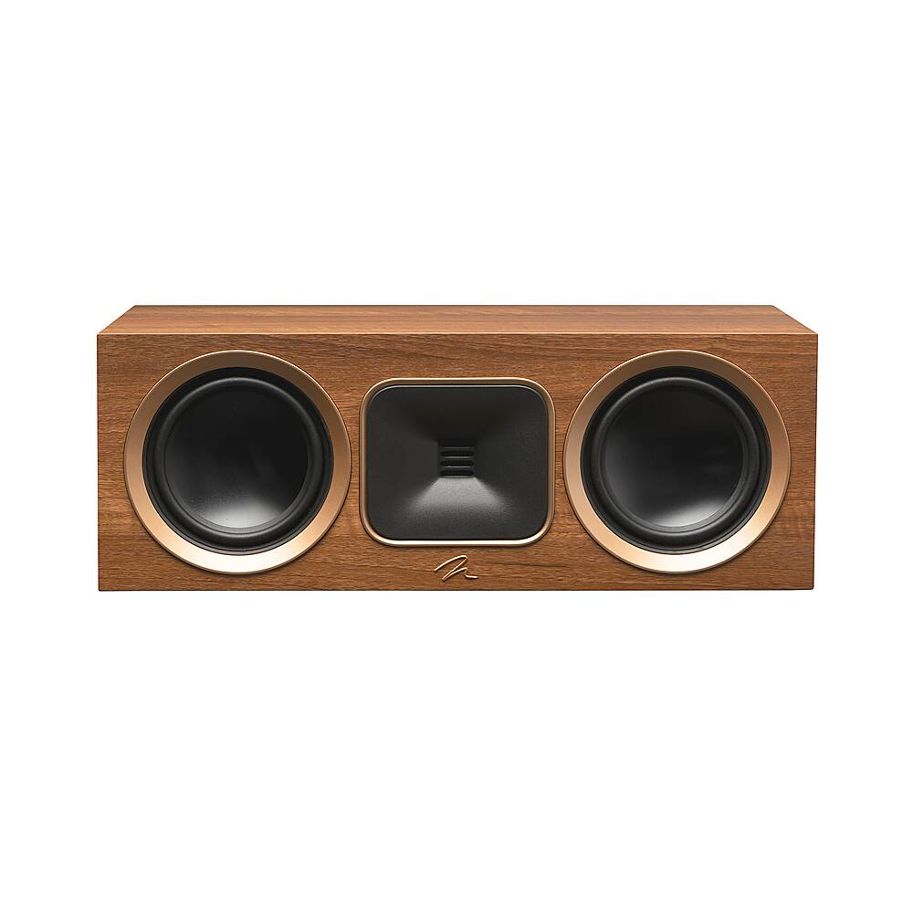 Back. MartinLogan - Motion Foundation C1 2.5-Way Center Channel Speaker with Dual 5.5” Midbass Drivers (Each) - Walnut.