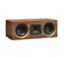 Angle. MartinLogan - Motion Foundation C1 2.5-Way Center Channel Speaker with Dual 5.5” Midbass Drivers (Each) - Walnut.