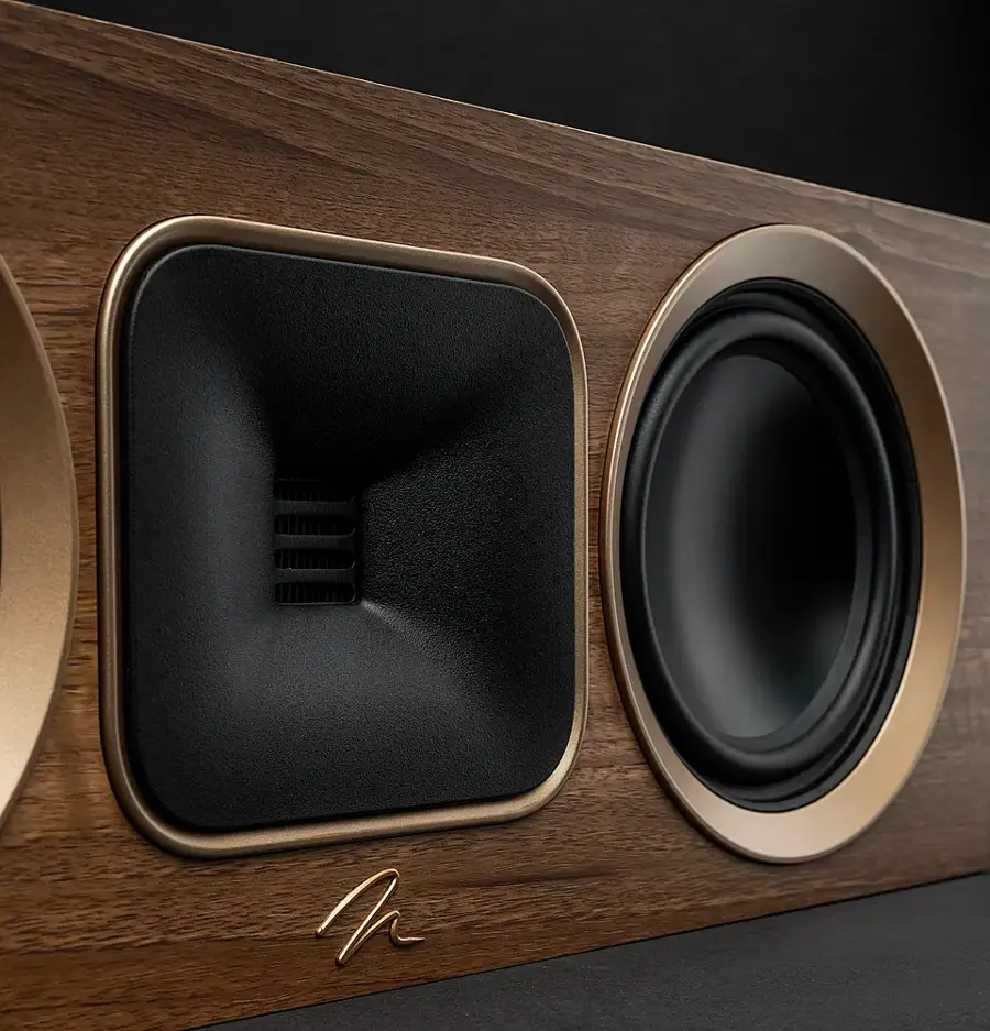 Alt View 15. MartinLogan - Motion Foundation C1 2.5-Way Center Channel Speaker with Dual 5.5” Midbass Drivers (Each) - Walnut.