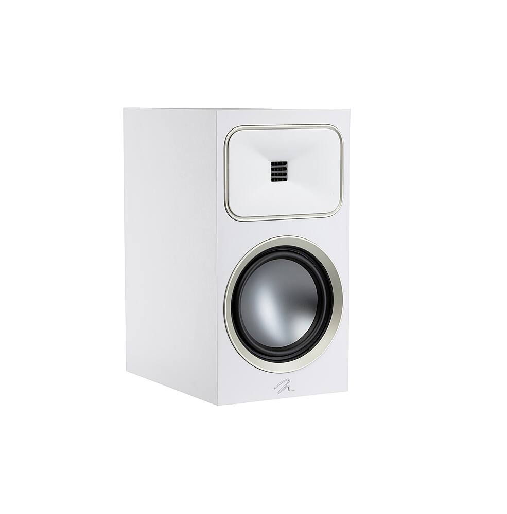 Angle. MartinLogan - Motion Foundation B2 2-Way Bookshelf Speaker with 6.5” Midbass Driver (Each) - Satin White.
