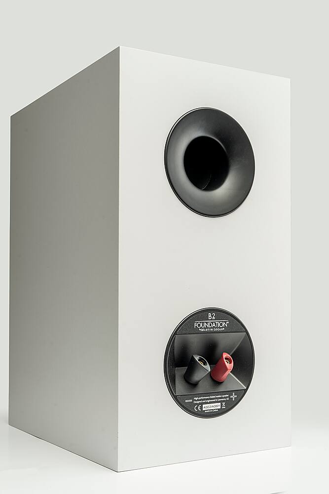 Alt View 17. MartinLogan - Motion Foundation B2 2-Way Bookshelf Speaker with 6.5” Midbass Driver (Each) - Satin White.