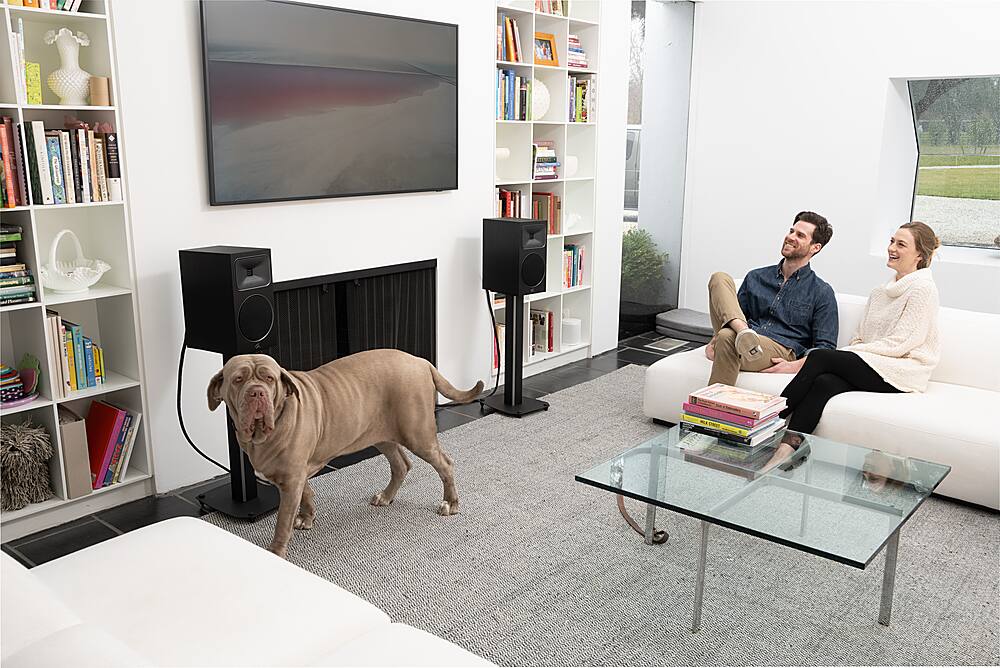 Alt View 18. MartinLogan - Motion Foundation B2 2-Way Bookshelf Speaker with 6.5” Midbass Driver (Each) - Satin White.