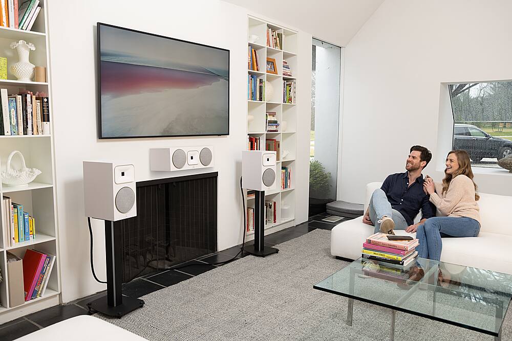 Alt View 20. MartinLogan - Motion Foundation B2 2-Way Bookshelf Speaker with 6.5” Midbass Driver (Each) - Satin White.