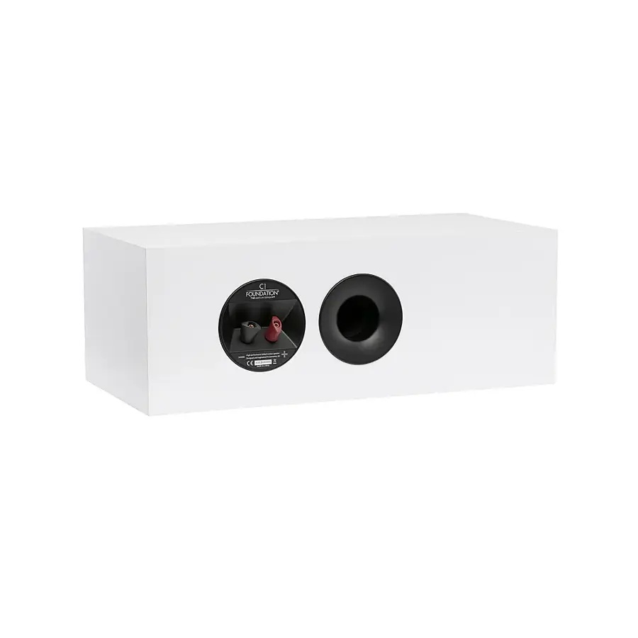 Alt View 12. MartinLogan - Motion Foundation C1 2.5-Way Center Channel Speaker with Dual 5.5” Midbass Drivers (Each) - Satin White.