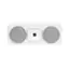Left. MartinLogan - Motion Foundation C1 2.5-Way Center Channel Speaker with Dual 5.5” Midbass Drivers (Each) - Satin White.